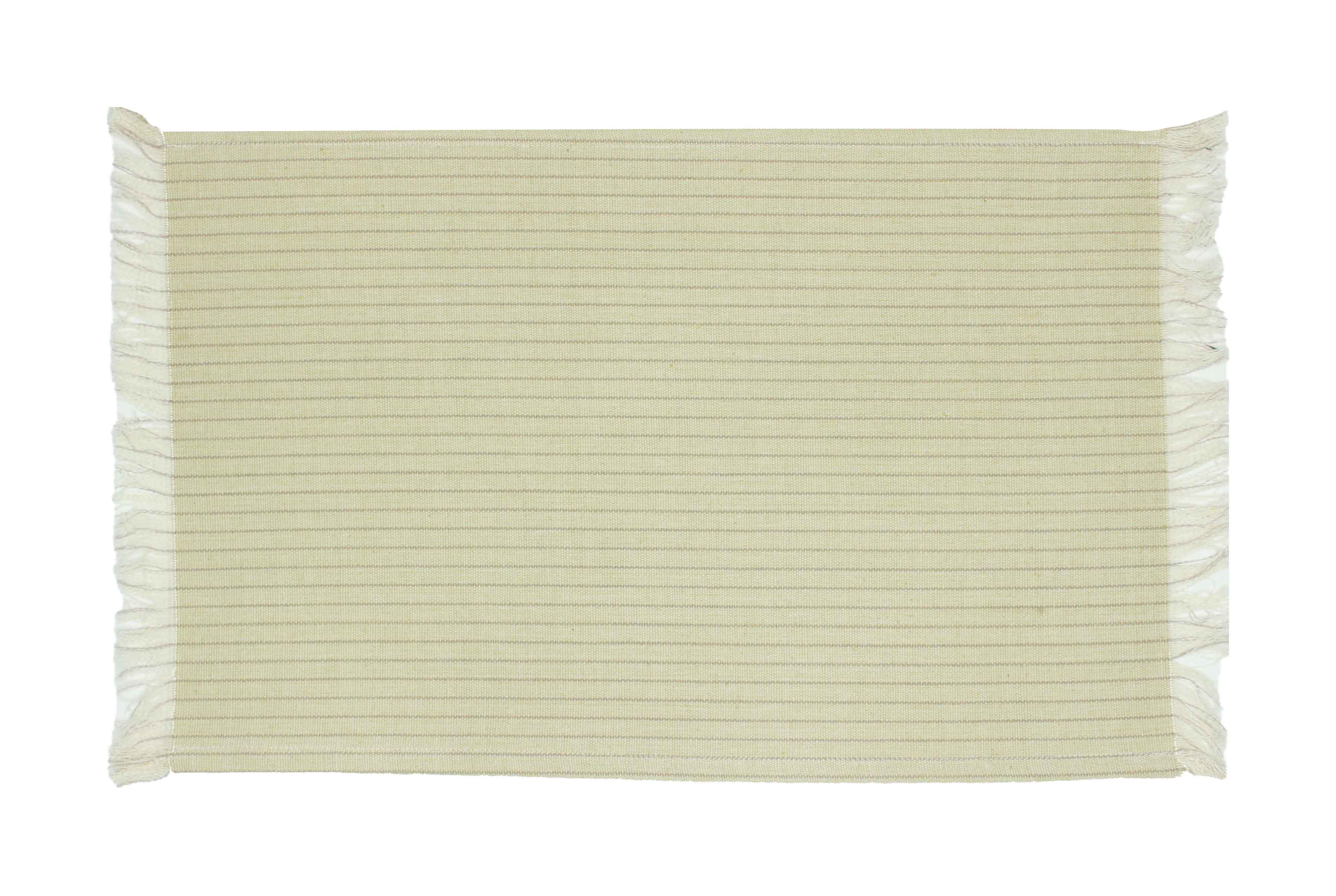 Pin Striped Mat (13*18 Inches) Set of 4 Pc